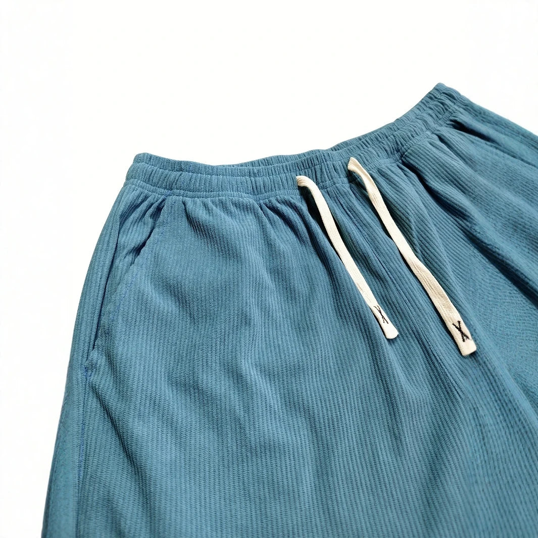 High Quality Striped Corduroy Men's Casual Pants Autumn Winter Loose Fashion Cargo Straight Pants Fitness Sports Hip Hop Pants