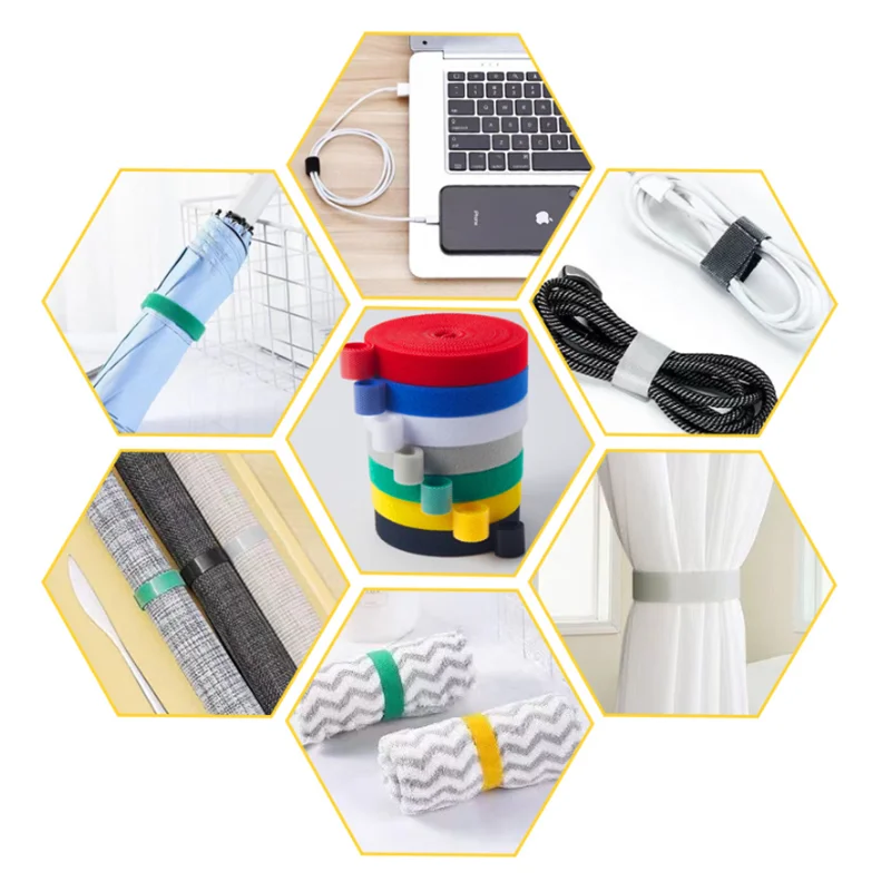 Cable Organizer Cable Manager Cable Wrap Headphone Cable Mouse Cable Manager Tie Ties Protective Sleeve Cable Velcro Straps