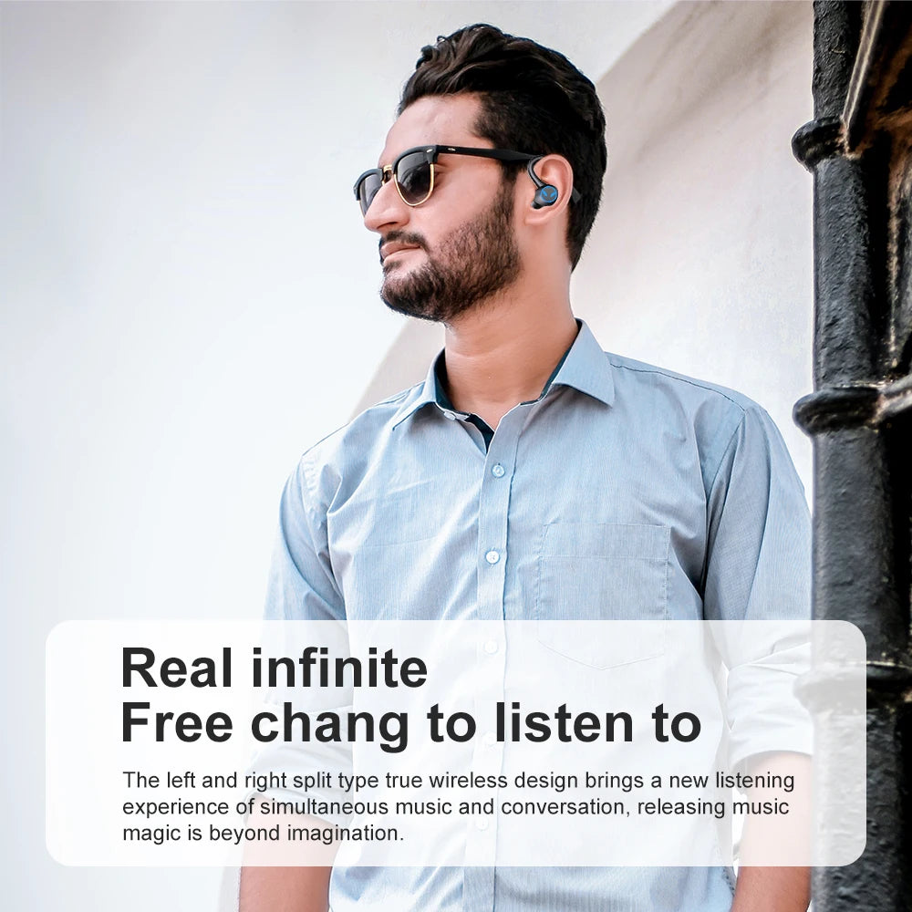 ANC Active Noise Reduction Wireless Bluetooth Earphones Sport Waterproof, Sweatproof, and Ultra Long Battery Life