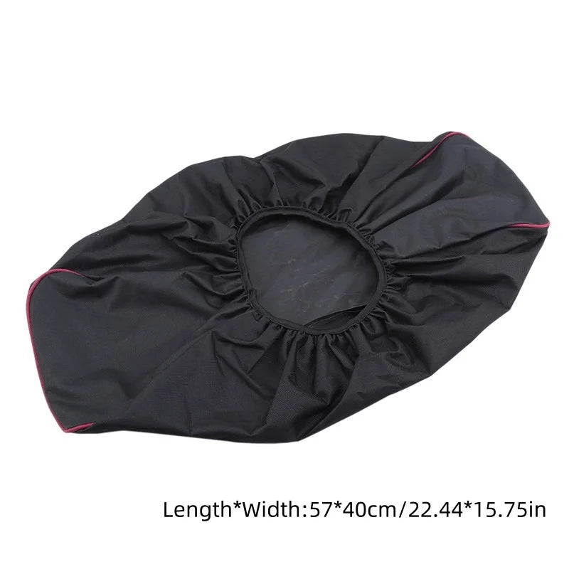 1PC Durable 600D Soft Waterproof Winch Dust Cover Driver Recovery 8,000 -17,500 Lbs Black Car Accessories