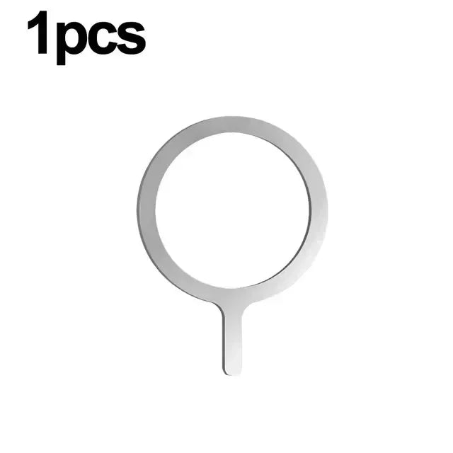 Universal Magnet Sticker Magnetic Adapter Ring Suitable for Magsafe IPhone 16 15 Wireless Charging Phone Round Metal Plate Ring