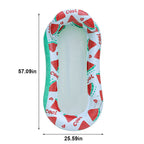 Rooxin Inflatable Water Hammock Floats Bed Swim Ring Tube Swimming Pool Mattresses Sleeping Bed Beach Lounger Chair