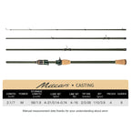 CEMREO Travel Rod Spinning Casting Carbon Fishing Rod 1.8m/2.1m/2.4m Portable Fishing Rod Good Quality Fishing Tackle MACARS