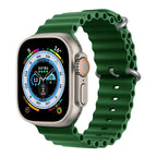 Ocean Strap for Apple Watch Ultra 2 Band 49mm 44mm 40mm 45mm 41mm 42mm 46mm 38mm Silicone Bracelet iWatch Series 10 9 SE 8 7 6 5