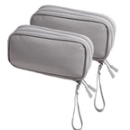 Portable Double Layer Travel Portable Digital Product Storage Bag USB Data Cable Manager Earphones Mobile Power Storage Bag 1pcs