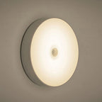 USB Rechargeable LED Night Light with Switch, Motion Sensor Magnetic Wireless Lamp, Warm White No Flicker for Closet Bed Cabinet