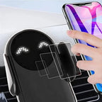 Fast Automatic Clamping Infrared Induction Car Wireless Charger Stand for iPhone 16 15 14 13 Pro Max Samsung Galaxy S25 S24 Plus