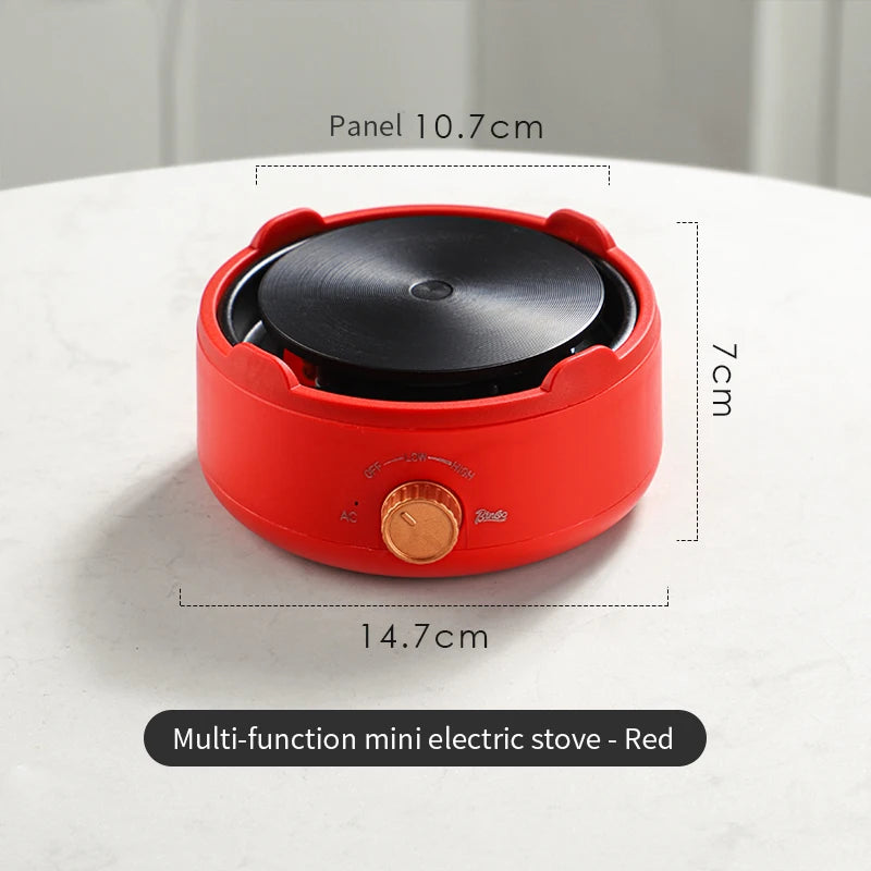 BINCOO Electric Mini Coffee Heater Base Milk Tea Mocha Heating Stove Plate Multifunctional Cooking Pot Oven Furnace Cooker 220V