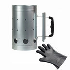 Charcoal Coal Lighter Starter Bucket Ignition Charcoal Stove Barbecue Quick Starter Chimney BBQ Carbon Barrels Grill Bruner