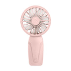 Portable Handheld Small Fan ABS Lightweight Cute Appearance USB Rechargeable Mini Fan For On Go Cooling Portable Mini Pocket Fan