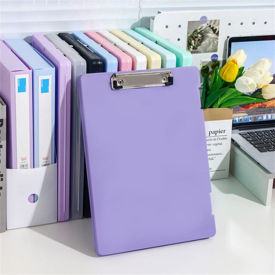 A4 Multi-functional File Folder Desktop Test Paper Organizer Office Document Board Folder Storage Box Writing Board, Office
