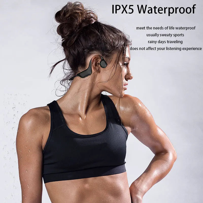 Goodtreeeagle X13 Bluethooth5.3 Bone Conduction Outdoor Mountaineering Running Cycling IPX5 Waterproof Sweatproof Sports Headset
