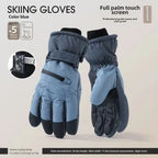 Winter Cycling Gloves Non Slip Touch Ski Gloves Snowboard Accessories Waterproof Pocket Warm Men's and Women's Gloves