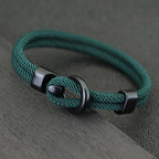 Fashion Rope Bracelet Men Double Layer Outdoor Camping Braclet Homme Accessories Survival Paracord Braslet Gift For Him