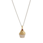 18K gold-plated ladies' cute food, fun Y2K dessert pendant necklace suitable for girls and teenagers