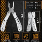 Multifunctional Pliers Multitool Claw Hammer Stainless Steel Tool With Nylon Sheath For Outdoor Survival Camping Hunting Hiking