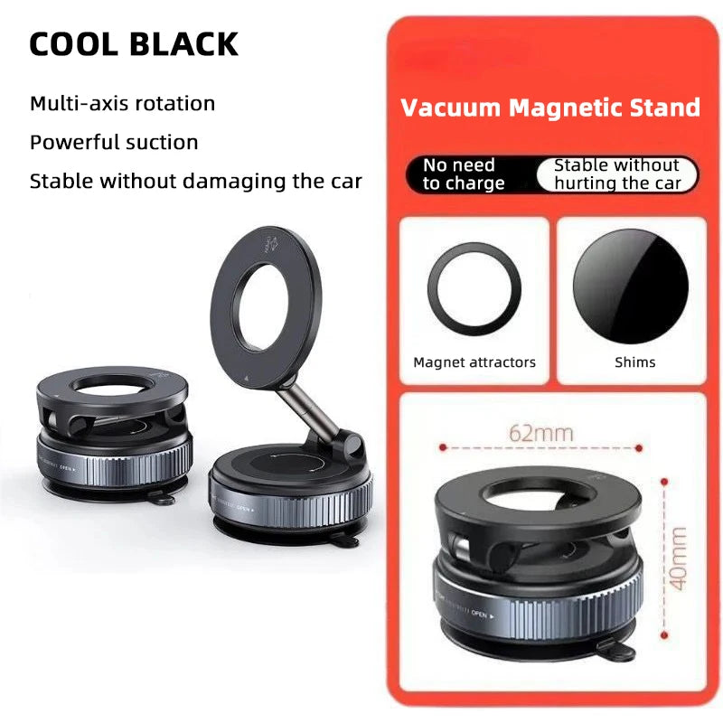 X68 Magnetic Phone Holder｜Three-axis Rotation For Free Adjustment｜A Convenient Choice For Multiple Scenarios.