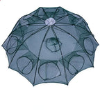 24/20/16/12/10/8/6/4 Holes Portable Fishing Net Shrimp Cage Nylon Foldable Fish Trap Folding Outdoor Automatic Collapsible