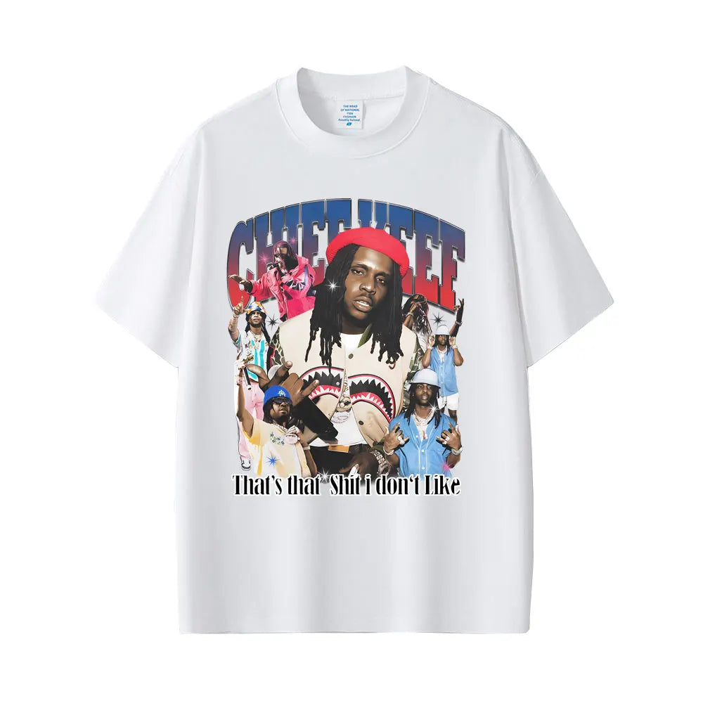 Rapper Chief Keef That's That Shit I Don't Like Graphic T-shirts Men Women Hip Hop Vintage T Shirts Male Casual Cotton Tee Shirt