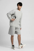 Miyake Pleated Shorts For Men Clothing Loose Casual Shorts Summer Clothes For Men Gym Sport Shorts Men Drawstring Pants
