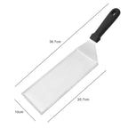 With Blade Grill Spatula Square/rectangle Head Griddle Spatula Pancake Scraper Anti-scald Handle Steak Spatula Burger