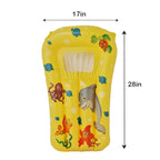 Inflatable Pool Floating Seat Swimming Ring Water Hammock Swimming Circle Pool  Water Play Tube Equipment.with 1 Manual Air Pump