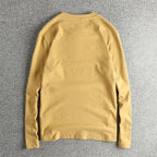 Autumn New American Retro Long-sleeved O-neck Trendy Printed Inner Cloth T-shirt Men's Fashion 100% Cotton Washed Casual Tops