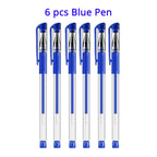 Clearance_Gel Pen Set Black Blue Ballpoint 0.5 mm Refills Cute School & office writing pens supplies Kawaii Korean Stationery_Co