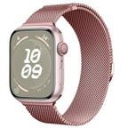 Milanese Strap For Apple Watch Band Ultra 2 49mm 44mm 40mm 45mm 41mm 38mm 44mm Bracelet F or iWatch Series 9 3 6 5 SE 7 8 Strap
