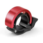 Red Aluminum Double Bicycle Bell - Loud Clear Sound for 22/31.8mm Handlebars MTB & City Bike Safety Accessory