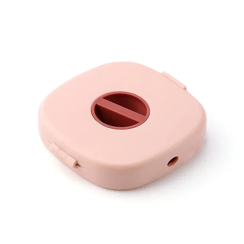 Cord Cable Winder Organizer with Phone Stand Rotate to Retract Tangle-Free Charging Cable Case Earphones USB Wires Organization