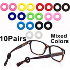 20pcs Anti-slip Silicone Ear Grip Glasses Eyeglasses Leg Ear Hook Stopper Bracket Fastener Accessories Temple Tip Eyewear Holder