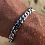 Wannee New Trendy Cuban Chain Men Bracelet Classic Stainless Steel 3 5 7mm Width Chain Bracelet For Men Women Jewelry Party Gift