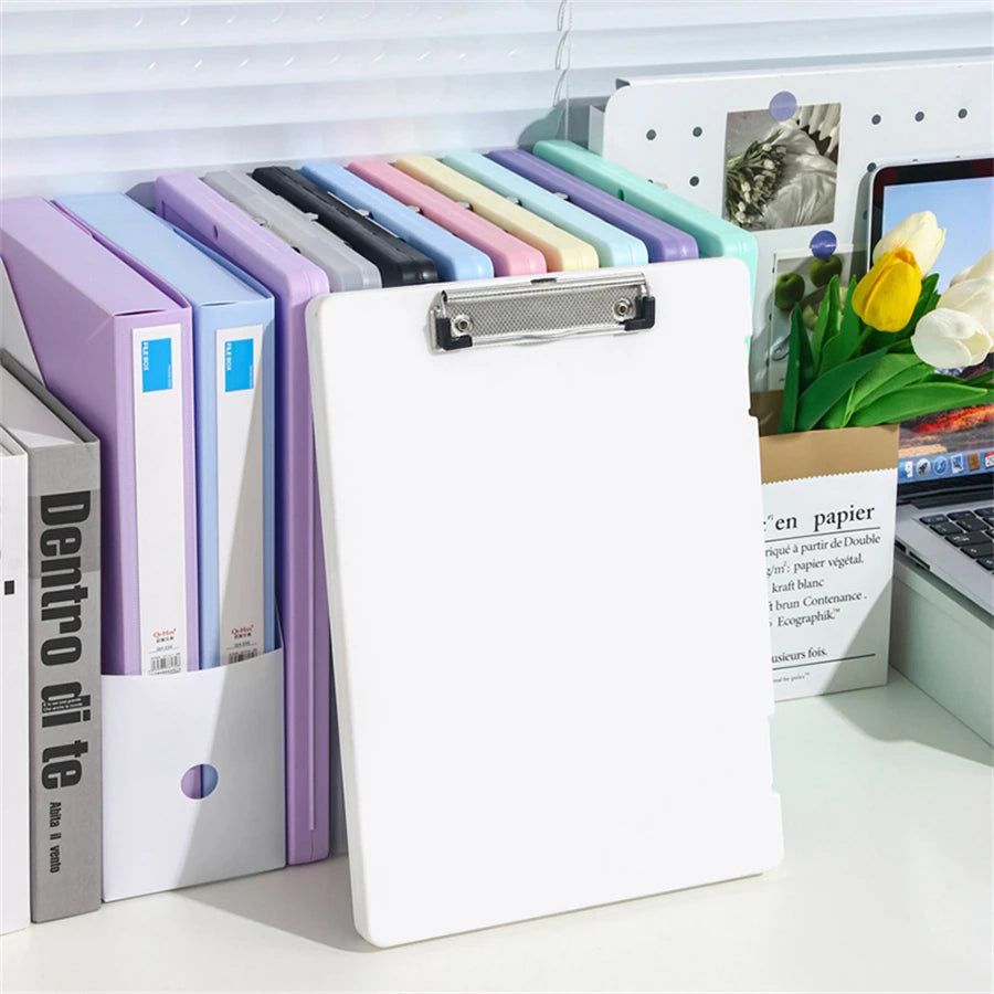 A4 Multi-functional File Folder Desktop Test Paper Organizer Office Document Board Folder Storage Box Writing Board, Office
