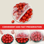 50/100/500PCS - Disposable food cover, plastic packaging, kitchen food preservation bag with elastic plate cover