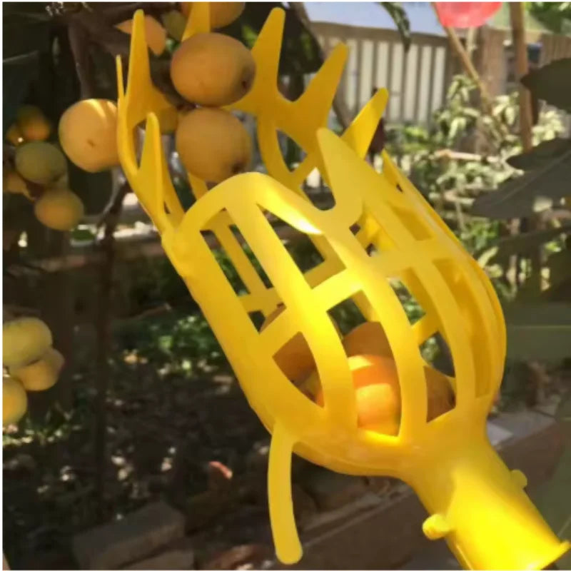 Farm Garden Picking DeviceGarden Tools Deep Basket Fruit Picker Head Convenient Fruit Catcher Apple Peach Picking