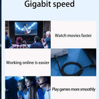 1/3/15/30m Ethernet Cable Cat6 Flat Cable Gigabit High Speed 1000Mbps Internet Cable RJ45 Shielded Network LAN Cord for PC  Xbox