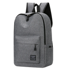 15 inches Versatile Backpack Trendy Washable Oxford Cloth Computer Bag Black Grey Blue Red School Student Backpack Unisex