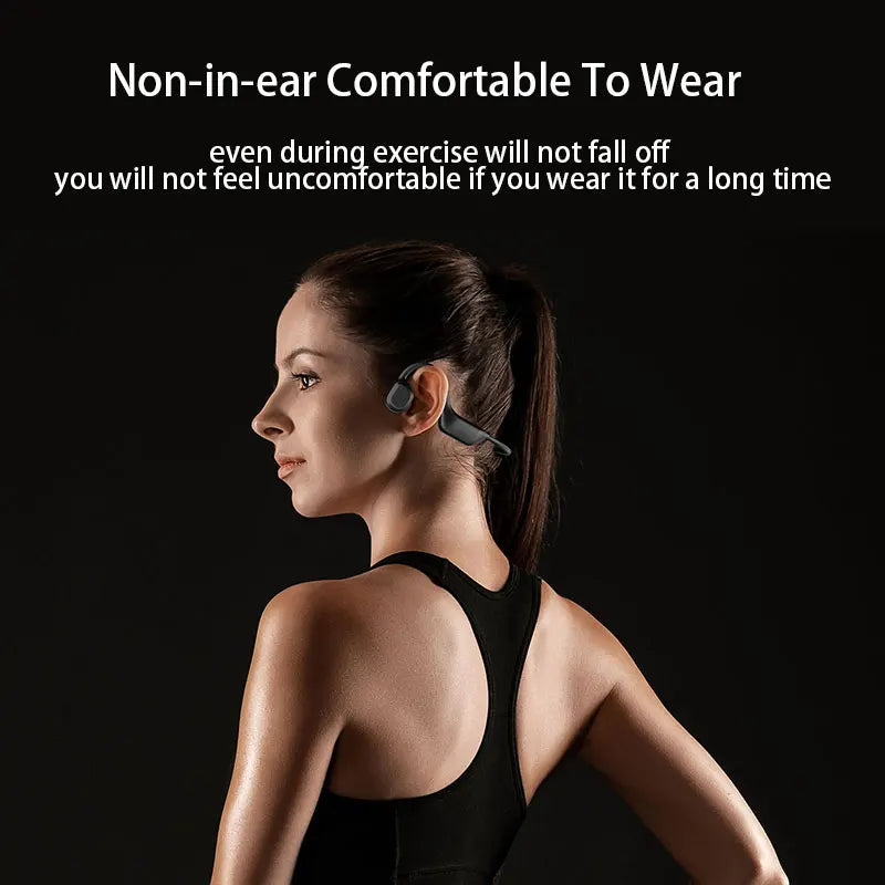 Goodtreeeagle X13 Bluethooth5.3 Bone Conduction Outdoor Mountaineering Running Cycling IPX5 Waterproof Sweatproof Sports Headset