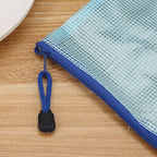 5PCS Stationery Storage Folder File Mesh Zipper Pouch A5 Document Bag Zip File Folders School Office Supplies