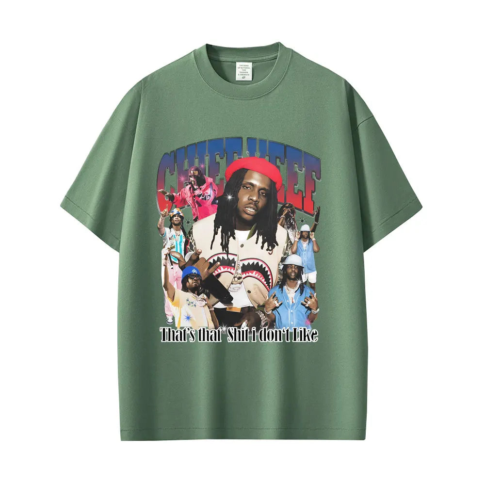 Rapper Chief Keef That's That Shit I Don't Like Graphic T-shirts Men Women Hip Hop Vintage T Shirts Male Casual Cotton Tee Shirt
