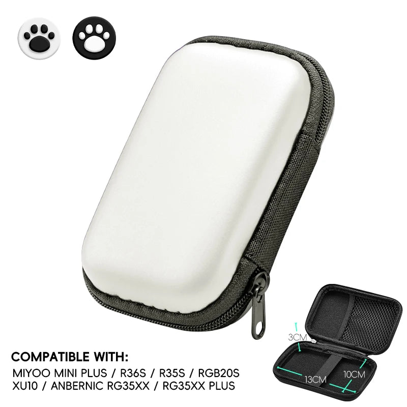 Case for Anbernic RG35XX Plus Miyoo Mini Plus R36S R35S Cases EVA Cover Protable Bag Gaming Accessories