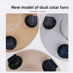 Double Fan Sun Hat For Men Summer Outdoor  Fishing Sun Protection Visor Fisherman Hat 12CM Wide Brim Breathable Bucket Hat Male