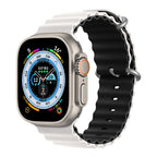 Ocean Strap for Apple Watch Ultra 2 Band 49mm 44mm 40mm 45mm 41mm 42mm 46mm 38mm Silicone Bracelet iWatch Series 10 9 SE 8 7 6 5