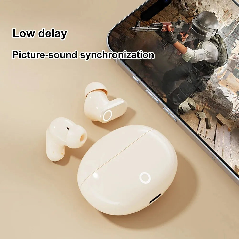 Bluetooth 5.4 Earphones Mini Earbuds TWS Wireless Headphones Touch Control Sport Noise Cancelling Gaming Headsets for Xiaomi
