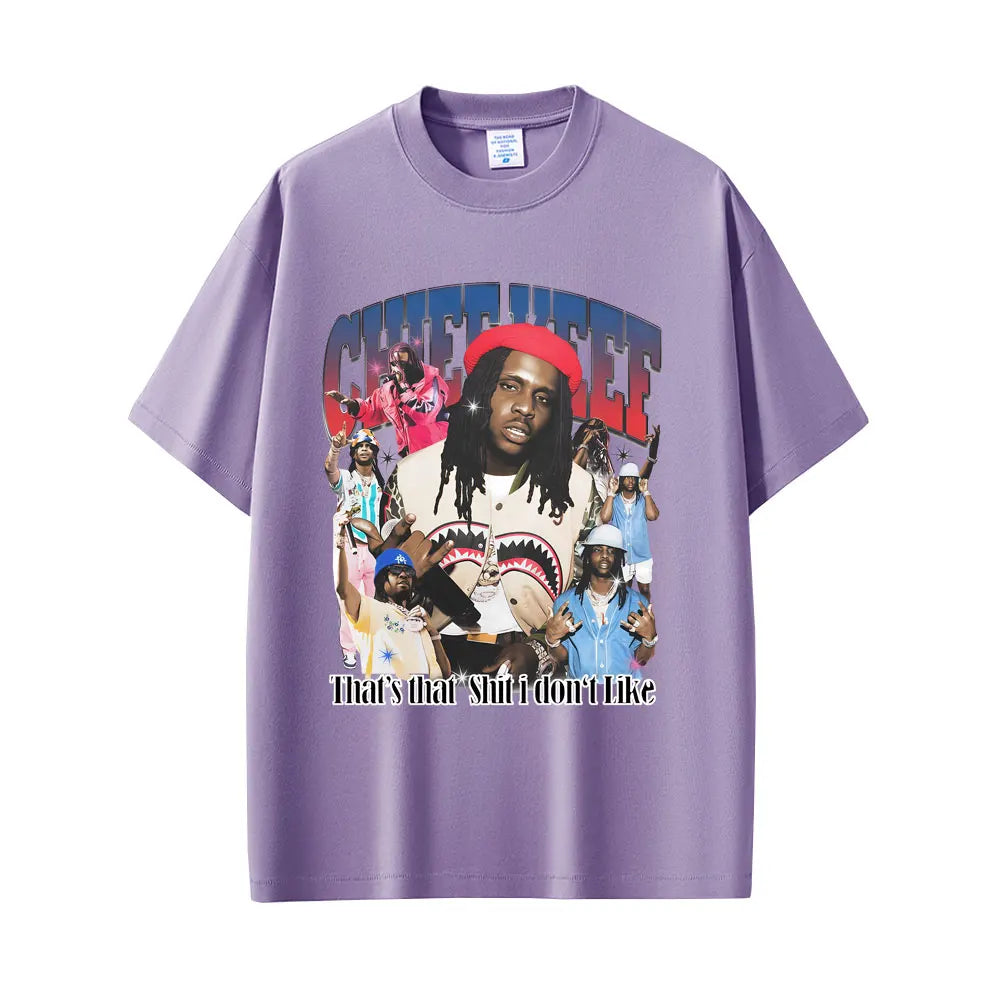 Rapper Chief Keef That's That Shit I Don't Like Graphic T-shirts Men Women Hip Hop Vintage T Shirts Male Casual Cotton Tee Shirt