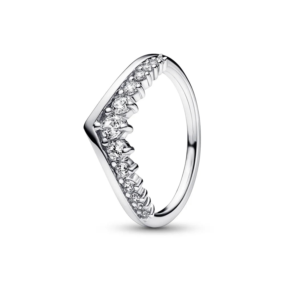 Hot Selling Original Rings Red Pink Heart Zircon Ring Size 6 7 8 9 Wedding Fashion High Jewelry Gifts for Women