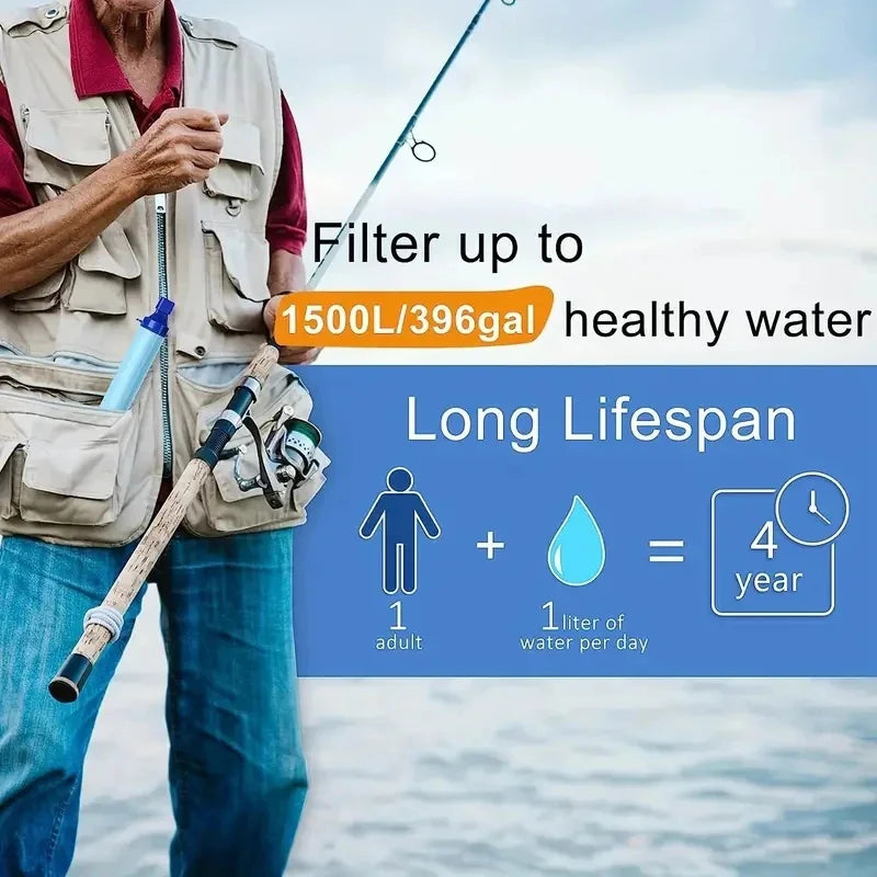 Outdoor Camping Emergency Water Filter Outdoor Life Emergency Filtration Direct Drinking individual Water Purifier Steriliza