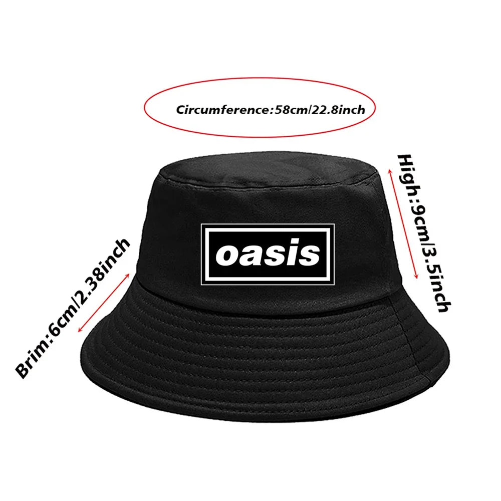 Fashion Oasis printing Fisherman's Hat Printed Material Comfortable Durable Fashionable Creative Trendy Bucket Hats