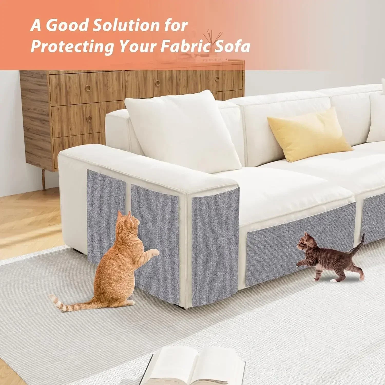 Anti Cat Scratcher Sofa Tape Scratching Post Sofa Protection Artifact Self-adhesive Carpet Cats Scratch Board Cat Toys